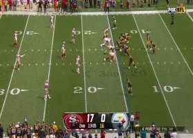 Drake Jackson infiltrates pocket again to trip up Pickett for takedown