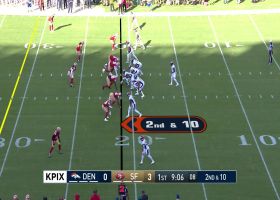 Javonte Williams makes first catch back from injury in preseason