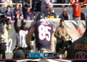 Every Cole Kmet catch from 2-TD game | Week 10