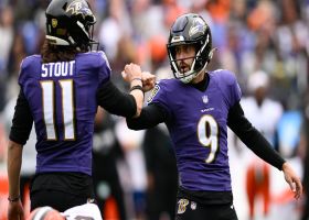 Justin Tucker perfectly drills 55-yard FG for 62nd straight in 4th quarter and OT