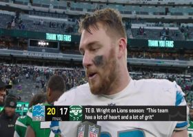Brock Wright after game-winning TD vs. Jets: 'We have a lot of heart and a lot of grit'