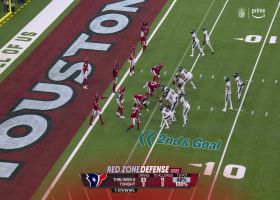 Goedert's formation-crossing route ends with wide-open TD grab