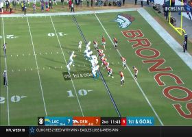 Josey Jewell's thunderous tackle of Ekeler halts RB short of goal line