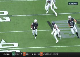 DJ Turner finds wealth of Allegiant Stadium grass on 18-yard gain