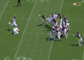 Will Anderson Jr. gets Texans' sideline hyped after FG block