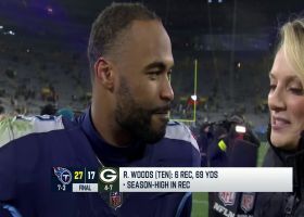 Robert Woods reacts to 'TNF' win vs. Packers