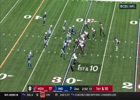 Davis Mills' pass is perfectly placed for wide open Teagan Quitoriano