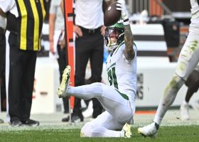 Ashtyn Davis reads Brissett like a book for game-sealing INT for Jets