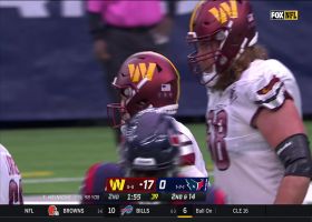 McLaurin's 17-yard sideline grab on whip route moves chains for Washington