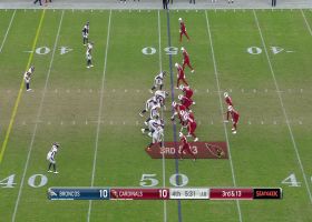 Elijah Garcia picks up second sack of game with third-down takedown near midfield