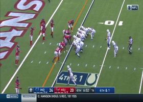 Tyrell Adams, Zach Cunningham deny Hines on fourth-down run