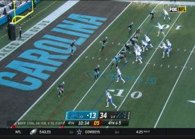 Xavier Woods gives Panthers key fourth-down stop inside red zone with PBU on Reynolds