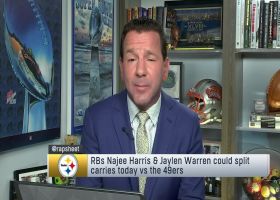 Rapoport: RBs Najee Harris and Jaylen Warren could split carries today vs. 49ers 
