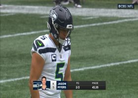 Jason Myers' third field goal of first half extends Seahawks' lead to six