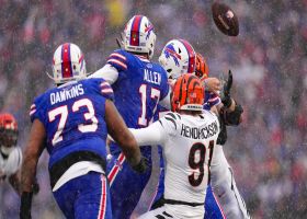 Trey Hendrickson's near-sack of Allen on third down forces another Bills punt