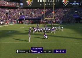 Justin Tucker's 37-yard FG extends Ravens' lead to 17-3 before halftime