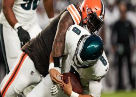 Maurice Hurst gobbles up Mariota for powerful sack