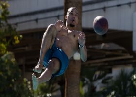 Amon-Ra St. Brown's best catch challenge entry | Pro Bowl Games Skills Showdown