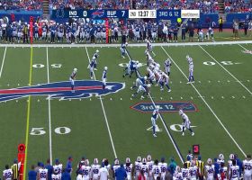 Khalil Shakir climbs to the top shelf for 20-yard leaping grab