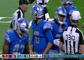 David Blough drops snap for costly late fumble in Lions territory
