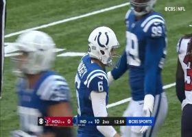 Mike Badgley drills his first field goal as a Colt from 41 yards