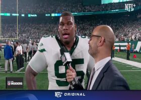 Quinnen Williams shows unrestrained emotion in postgame interview with Garafolo