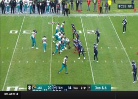Lawrence shows off nifty scrambling to hit Agnew on 16-yard back shoulder toss