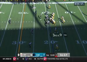 Trubisky and Johnson in tune on 12-yard connection via out route