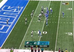 Jermar Jefferson goes up the gut for first career TD