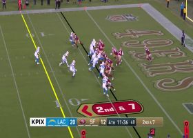 Brandon Allen threads 14-yard play-action pass to Winstead in tight window