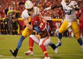 Drue Tranquill's downhill tackle halts Pacheco's third-down try