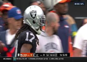 Carr pinpoints Adams for 20-yard back-shoulder connection vs. Surtain II