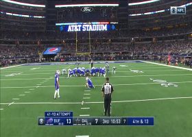 Stephen Hauschka's screwball FG doinks its way through uprights