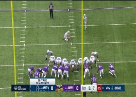 Chase McLaughlin's 26-yard field goal opens scoring in Colts-Vikings