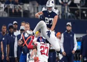 Can't-Miss Play: Jake Ferguson hurdles fully over defender on 30-yard catch and run
