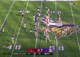 Za'Darius Smith uses Jared Allen's signature sack celebration after taking Murray down