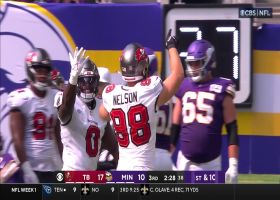 Anthony Nelson brings down Kirk Cousins for sack