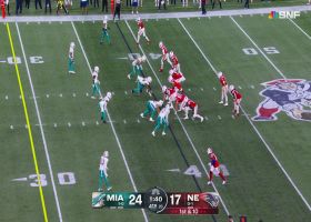 Bradley Chubb drags Mac Jones to turf for yet another Dolphins sack