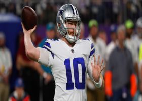 Cooper Rush steps up for 19-yard throw to Lamb on third down