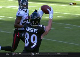 Huntley lofts 36-yard dime to Andrews with A.J. Terrell in coverage