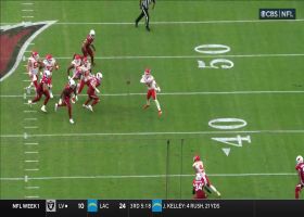 Skyy Moore's first NFL catch comes via Mahomes' sidearm sling for 30-yard gain
