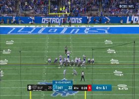 Mike Badgley's kick drifts back into upright for 51-yard FG