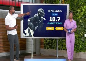 Projecting Zay Flowers' point total in Week 4 | 'NFL Fantasy Live'