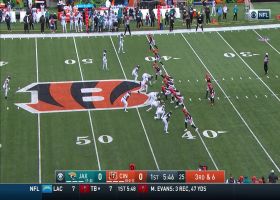 Burrow's back-shoulder DIME to Tate couldn't have been thrown better