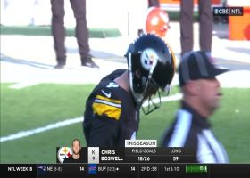 Chris Boswell connects on 49-yard FG late in first half