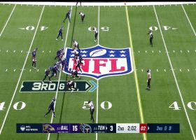 Patrick Queen swallows up Tannehill for the Ravens first sack of the game