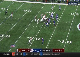 Sterling Shepard's muffed punt gifts Commanders with instant-red-zone possession