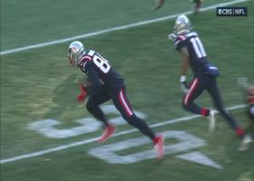Kendrick Bourne slips past would-be tackler on 29-yard catch and run