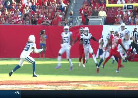Tip drill! Malik Hooker comes down with tipped INT