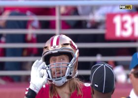 Kittle comes down with contested catch on third down